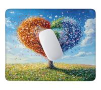 HHQGOUYG Heart Tree Mouse Mat - 15.75 × 11.81 in, Gaming Mouse Pad g-13