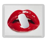 HHQGOUYG Red Lips Mouse Mat - 9.45 × 7.87 in, Gaming Mouse Pad g-322