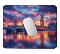HHQGOUYG Small Mouse Pad 34x28cm, Big Ben In London Gaming Mouse Mat F-578