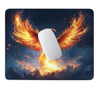 HHQGOUYG Small Mouse Pad 34x28cm, Red Animals Gaming Mouse Mat F-170