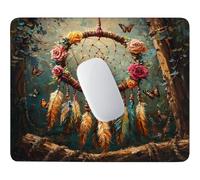 HHQGOUYG Small Mouse Pad 42x35cm, Dreamcatcher Gaming Mouse Mat F-705