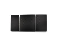 HHRDYY Car Center Console Cover For Tesla For Model 3 Highland 2024 Control Sticker Decoration Interior Accessories Trim Interior Sticker(Carbon look Pattern)