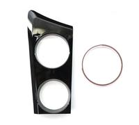 HHRDYY Car Center Console Cup Holder Water For BMW E81 E82 E87 E88 1 Series 04-11 LHD Sticker Trim Cover Trim Interior Sticker(Black)