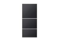 HHRDYY Car Center Console Panel Sticker For Tesla For Model 3 Y Highland For Juniper Electrostatic Adsorption Suede Film Trim Interior Sticker(PVC material Black)