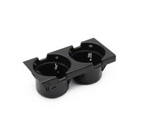 HHRDYY Car Front Center Console Drink Water Cup Holder For BMW 3 Series E46 1998-2006 323i 318i 320i 51168217953 Storage Box Trim Interior Sticker(Black,X2)