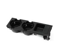 HHRDYY Car Front Center Console Drink Water Cup Holder For BMW 3 Series E46 1998-2006 323i 318i 320i 51168217953 Storage Box Trim Interior Sticker(Black,X3)