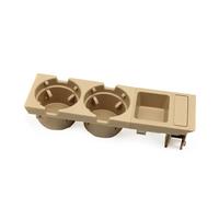 HHRDYY Car Front Center Console Drink Water Cup Holder For BMW 3 Series E46 1998-2006 323i 318i 320i 51168217953 Storage Box Trim Interior Sticker(BEIGE,X3)