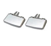 HHRDYY Car Front Dash Air Conditioner AC Vent Outlet Grille Slider Knob For Benz E Class W212 2009-2012 E250 E300 E350 Repair Kit Trim Interior Sticker(Front slider 2Pcs)