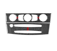 HHRDYY Car Interior Sticker For BMW 5 Series E60 2004-2007 AC Climate Control Player Panel Inside Decorative Accessories Trim Interior Sticker(A 3)