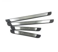 HHRDYY Car Interior Sticker For FIAT 500X 334 2014-2020 Door Sill Pedal Scuff Plate Cover Decoration Sequins Stainless Steel Trim Interior Sticker