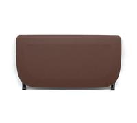 HHRDYY Car Seat Back Pack Backrest Storage Pocket Cover For BMW 5 7 GT Series F10 F11 F01 F02 F07 2009 2010-2013 Leather Trim Interior Sticker(Brown)