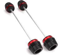 HHRDYY Front Rear Wheel Axle Fork Sliders Crash Protector For CB750 For CB 750 1000 For HORNET For CB1000 For Hornet SP Falling Protection Frame Slider Crash Protector(RED,Front+rear)