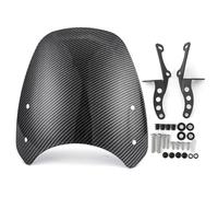 HHRDYY Motocycle Windshield Windscreen For Kawasaki Eliminator 500 Eliminator500 2024 2025 Wind Deflectors Windproof Screen Visor Wind Screen Deflector(Carbon look)