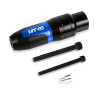 HHRDYY Motorbike CNC Accessories Exhaust Frame Sliders Crash Pads Falling Protector For MT125 2014-2018 Anti-Fall Pad Sliders Crash Protector(BLUE)