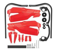 HHRDYY Motorbike Hand Guards Handlebar Wind Deflectors Windshield For XL750 Transalp 2023-2024 Windproof Grip Guard Shield Handlebar Handguards Protective(RED)