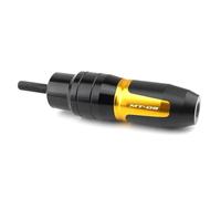 HHRDYY Motorcycle Accessories CNC Frame Crash Pads Exhaust Sliders Protector For MT-03 2012-2025 Anti-Crash Pad Protection Sliders Crash Protector(Gold)