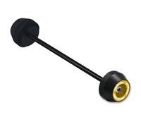 HHRDYY Motorcycle Accessories Front Rear Wheel Axle Fork Crash Sliders Anti-Crash Replacement Protector Pad For TRACER 7GT 9GT Sliders Crash Protector(Gold,X-rear)