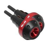 HHRDYY Motorcycle Accessories Side Falling Bumper Frame Slider Protector Crash Bungs Guard Drop Ball For Suzuki GSX-S750 GSXS1000 Sliders Crash Protector(RED,X-1)