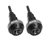 HHRDYY Motorcycle CNC Accessories Falling Protection For BMW S1000RR MS1000RR 2020-2022 Frame Slider Crash Protector Side Bungs Sliders Crash Protector(Titanium,X-1)