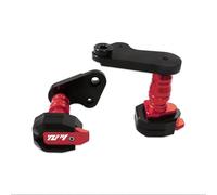 HHRDYY Motorcycle CNC Falling Protection Frame Sliders Fairing Guard Anti Crash Pad Protector For YZF-R1 2009-2014 Sliders Crash Protector(RED)