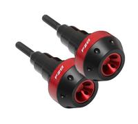 HHRDYY Motorcycle Falling Protection For FZ1 FZ6 FZ8 Frame Bumper Crash Protector Slider Replacement Side Guard Drop Ball Pad Sliders Crash Protector(RED,X-3)