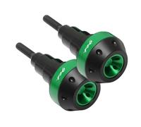 HHRDYY Motorcycle Falling Protection For FZ1 FZ6 FZ8 Frame Bumper Crash Protector Slider Replacement Side Guard Drop Ball Pad Sliders Crash Protector(Green,X-2)