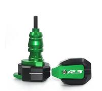 HHRDYY Motorcycle Falling Protection Frame Slider Fairing Guard Anti Crash Pad Protector For YZF-R3 Accessories Sliders Crash Protector(Green)