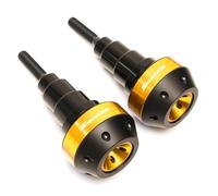 HHRDYY Motorcycle Frame Crash Pads Sliders Protector Fairing Guard Falling Protection Side Crashs Bungs Replacement For BMW S1000RR Sliders Crash Protector(Gold)