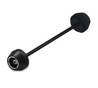 HHRDYY Motorcycle Front & Rear Axle Fork Wheel Protector Crash Sliders Pad Monster For Ducati MONSTER795 796 797 821 620 695 696 Sliders Crash Protector(Black,X-front)