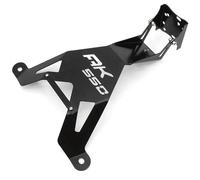 HHRDYY Motorcycle Navigation Bracket For KYMCO AK550 2017-2024 Front Mid Mobile Phone GPS Holder Parts Mount Plate Kit Support Navigation Bracket Mounting