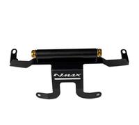 HHRDYY Motorcycle Phone Navigation Bracket For NMAX155 125 2025 Conversion Front Mount Lever Parts Holder Crossbar Stand Navigation Bracket Mounting(Gold)