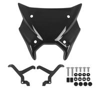 HHRDYY Motorcycle Windshield Windscreen For MT-09 2024 MT09 SP MT 09 2024 2025 Front Wind Deflectors Shield Screen Visor Wind Screen Deflector(Black)
