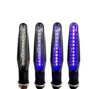 HHRDYY Side Indicator Motorcycle Turn Signal Lights Flashing Signal Lamp For SUZUKI DL650/V-STROM DR 650 S/SE SV650/S B-KING Running Lights Signal Device(PURPLE,4 PCS)