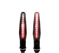 HHRDYY Side Indicator Motorcycle Turn Signal Lights Flashing Signal Lamp For SUZUKI DL650/V-STROM DR 650 S/SE SV650/S B-KING Running Lights Signal Device(RED,2 PCS)