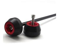 HHRDYY Suitable For DUCATI MONSTER S4R Motorcycle Accessories Front And Rear Axle Wheel Protector Anti-collision Slider Anti-fall Sliders Crash Protector(RED,X-rear)