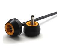 HHRDYY Suitable For DUCATI MONSTER S4R Motorcycle Accessories Front And Rear Axle Wheel Protector Anti-collision Slider Anti-fall Sliders Crash Protector(Gold,X-rear)