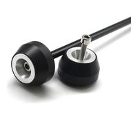 HHRDYY Suitable For DUCATI MONSTER S4R Motorcycle Accessories Front And Rear Axle Wheel Protector Anti-collision Slider Anti-fall Sliders Crash Protector(Silver,X-rear)