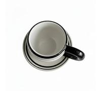 HHRJNUST 1 Piece Ceramic Drinkware Bone China Tableware with White Finish and Sturdy Feel Suitable for Breakfast Table Desk Calm Moments