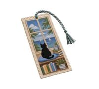HHRJNUST Bookmark with Tassel | Decorative, Embroidered Bookmark, Handmade, Bookmarks, for Reading, Journals, Book Lovers, Readers, Summer
