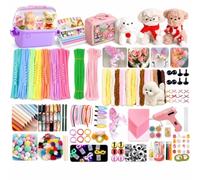 HHRJNUST Children Craft Material Chenille Stem Pipe Cleaners DIY Supplies Craft Sticks Art Wires with Soft Texture for Animal Figures Flowers Ornaments for, Style to 1