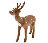 HHRJNUST Christmas Simulation Deer Doll Toy Xmas Ornament Home Decor, style 3, 11 x 4 x 13.5 cm