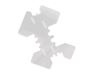 HHRJNUST Clear Acrylic Template Stencil with Zipper, Quick Installation Tool for Leathercraft