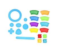 HHRJNUST Spiral Art Gear Kit Multifunctional Spiral Ruler with Curve Stencil, Circle Template, And Lightweight PP Drawing Tool for Children, Suitable for Creat