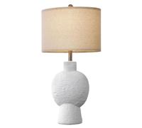 HHRLCH 28.5 Inch Farmhouse Country Table Lamp with Ceramic Base Bedroom Bedside Home Desk Decoration Gift Suitable for Living Room Dormitory Office