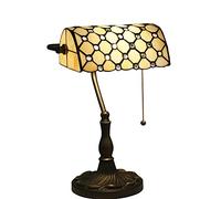 HHRLCH Bankers Lamp Lamp Desk Lamp Vintage Lamp Table Lamp Bedside Lamps Reading Lamps for Bedside Table Study Office Base W11 H15 Grape blossom