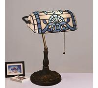 HHRLCH Bankers Lamp Lamp Desk Lamp Vintage Lamp Table Lamp Bedside Lamps Reading Lamps for Bedside Table Study Office Base W11 H15 Grape blossom