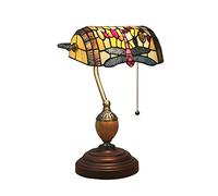 HHRLCH Bankers Lamp Lamp Desk Lamp Vintage Lamp Table Lamp Bedside Lamps Reading Lamps for Bedside Table Study Office Base W11 H15 Grape blossom