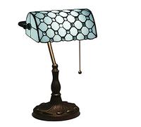 HHRLCH Bankers Lamp Lamp Desk Lamp Vintage Lamp Table Lamp Bedside Lamps Reading Lamps for Bedside Table Study Office Base W11 H15 Grape blossom