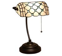 HHRLCH Bankers Lamp Lamp Desk Lamp Vintage Lamp Table Lamp Bedside Lamps Reading Lamps for Bedside Table Study Office Base W11 H15 Grape blossom