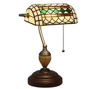 HHRLCH Bankers Lamp Lamp Desk Lamp Vintage Lamp Table Lamp Bedside Lamps Reading Lamps for Bedside Table Study Office Base W11 H15 Grape blossom